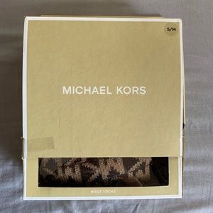 BRAND NEW MICHAEL KORS BOOT CUFF SOCKS